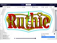 Ruthie keychain tag by Tetrahemicon