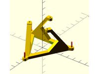 Tensegrity Table OpenSCAD by clsn