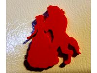 Beauty and the Beast Locker Magnet by mfritz