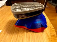 Filter Adapter Plate for CV19 Mask by graiz
