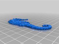 Sea horse x-ray 3D for CNC carving by Lanius