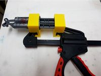 epoxy glue double syringe dispenser for shop clamp version 0 by Eliselis