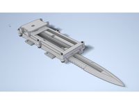 Hidden blade OTF system by PieterNagels