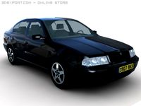 Skoda Octavia Black 3D Model