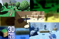 3D Pixel Tiles