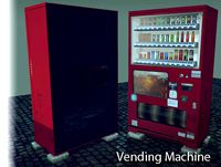 Red Vending Machine