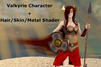 Valkyrie Character + Hair/Skin/Metal Shader