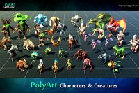 PolyArt Creatures Pack