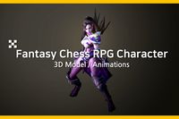 Fantasy Chess RPG Character - Durga
