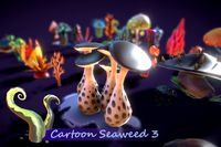 Cartoon Seaweed 3