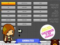 2D HD Peasant | Graphic + Animations