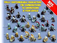 11k Animated Fantasy Heroes