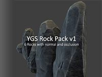 Rock Pack (+ LOD + Normal Map + Occlusion)
