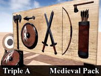 PBR Medieval/Gladiator Weapon Pack