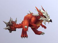 Spiky Dragon - Hand Painted &amp; Animated