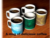 A Detailed Mug of Delicious Coffee