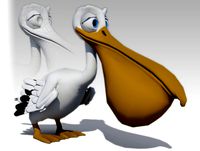 Pelican Toon Animated