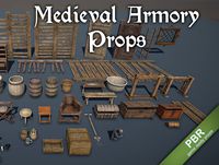 Medieval Armory Props
