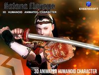 Katana Lioneye - Animated 3d Humanoid Character