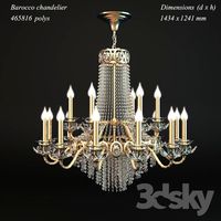 Classic barocco chandelier