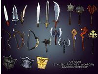 Stylised Fantasy Weapons