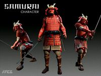 Samurai with Katana