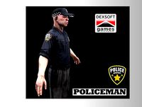 Policeman Animated Model