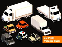 3D Pixel Vehicle Pack - Devil's Garage