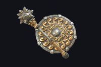 Fantasy morgenstern and round shield PBR