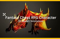 Fantasy Chess RPG Character - Smaug