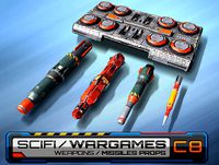 SF Missiles-Props C8 / Spaceship Weapons