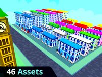 Low poly buildings : London city