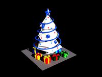 NEW White Christmas Tree With Gifts!