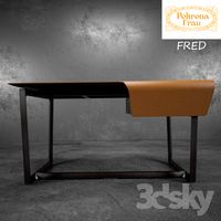 Factory Poltrona Frau, table FRED