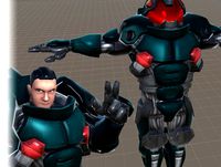 Game Character Space Trooper