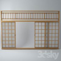 Japanese Shoji Door Style 02