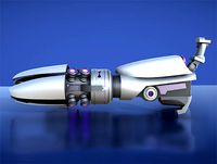 Shock Rifle Sci-Fi Weapon