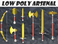 Low Poly Arsenal - Gold