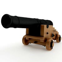 24 Pounder Naval Cannon