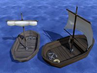Hand Painted Boats