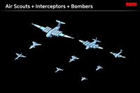 Scifi RTS Series: Air Scouts, Interceptors + Bombers