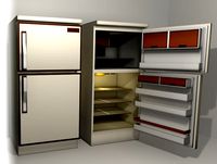 vintage refrigerator Type1