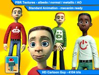 PBR Cartoon Guy