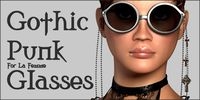 Gothic Punk Glasses for La Femme