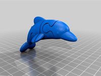 3d puzzle dolphin by Danpil