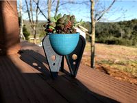 Fallout 4 Rocket Plant Pot by AetherbornAce