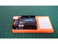 Arduino Uno And Mini Breadboard Stand by murbay