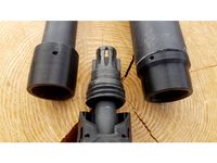 Enhanced mount for PVC QD Silencer by JanuszDrukowania