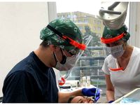 Antivirus face protection shield holder by makibox850