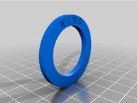 Lithophane Poker Chip by gbertram